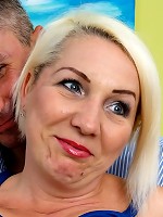 Curvy British housewife getting very frisky