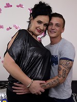 Curvy British housewife getting very frisky
