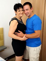 Curvy British housewife getting very frisky