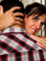 Curvy British housewife getting very frisky