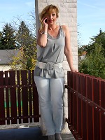 Curvy British housewife getting very frisky