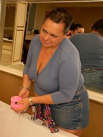 Curvy British housewife getting very frisky